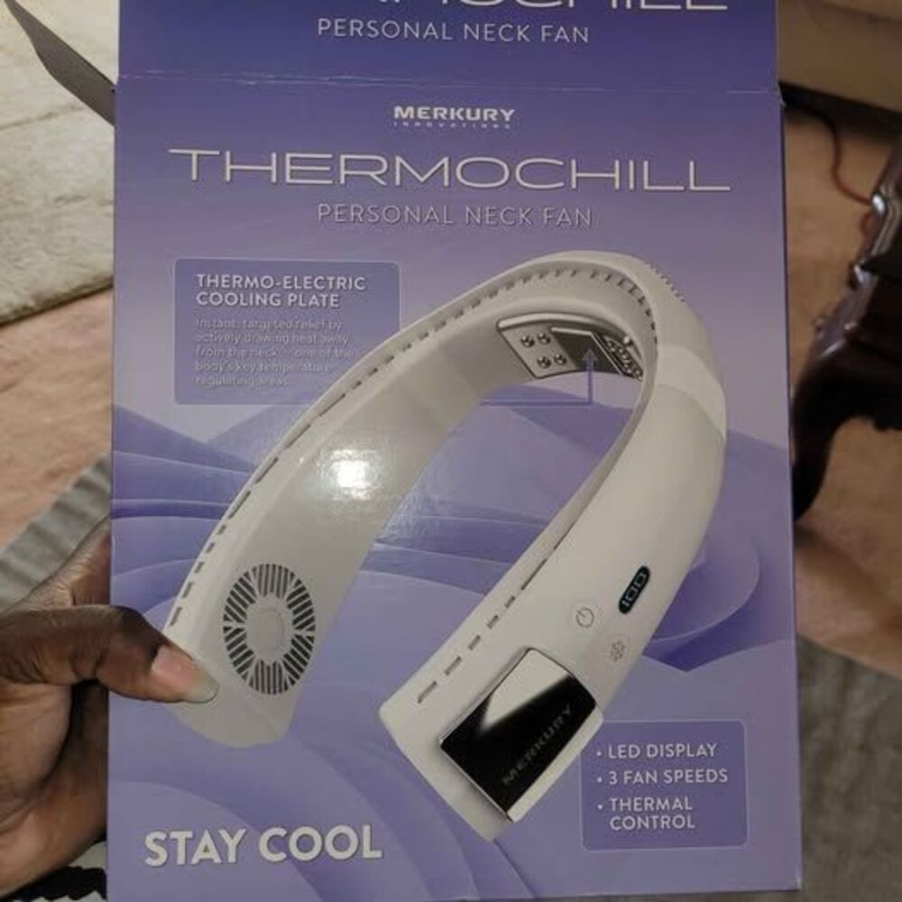 Merkury Innovations Thermochill Personal Neck Fan